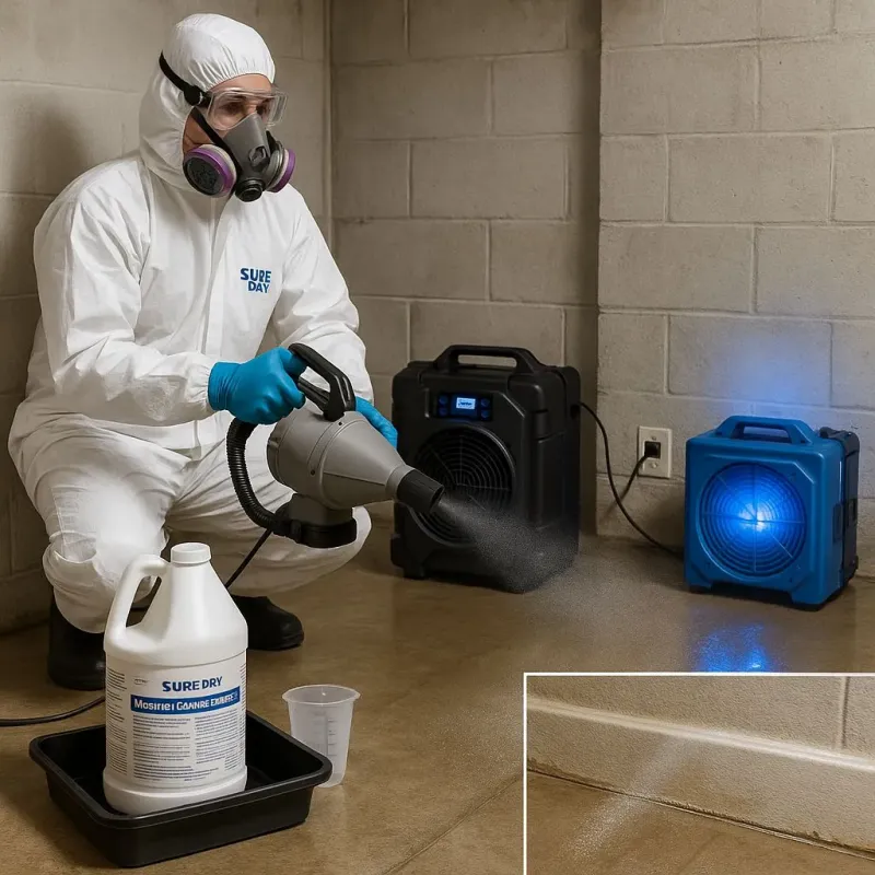 Sanitization and Odor Removal process in Sterling, IL